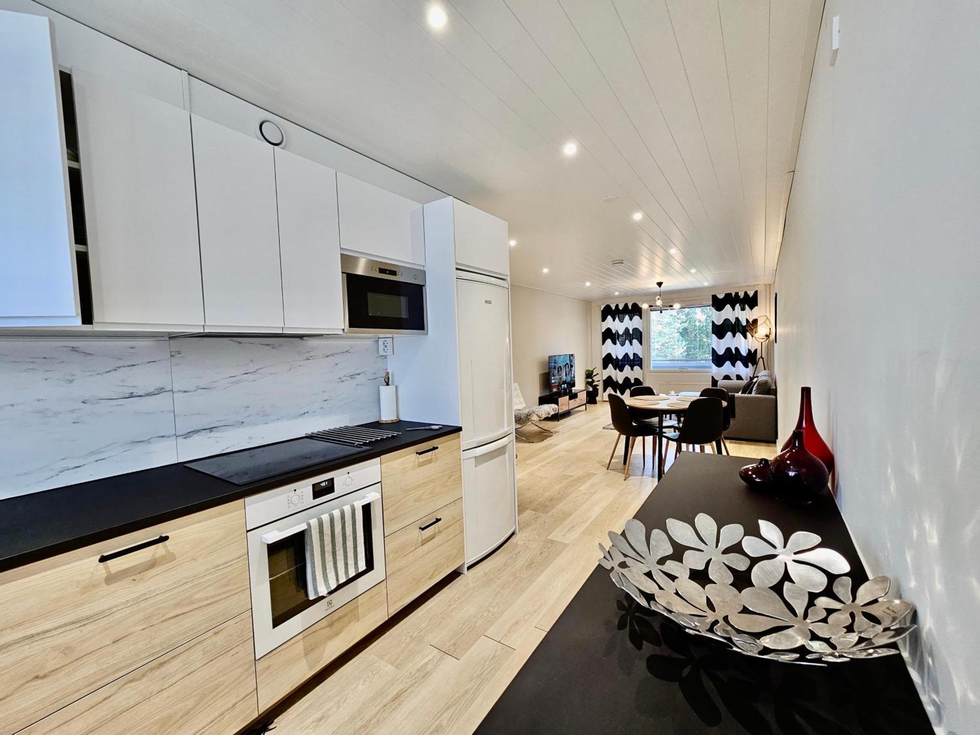 Elegant Apartment With Sauna In The Center Rovaniemi Exterior foto